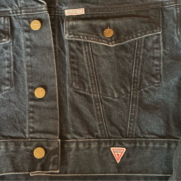 Sold! - Vintage Georges Marciano for Guess denim jacket - barely worn! - Picture 3 of 4